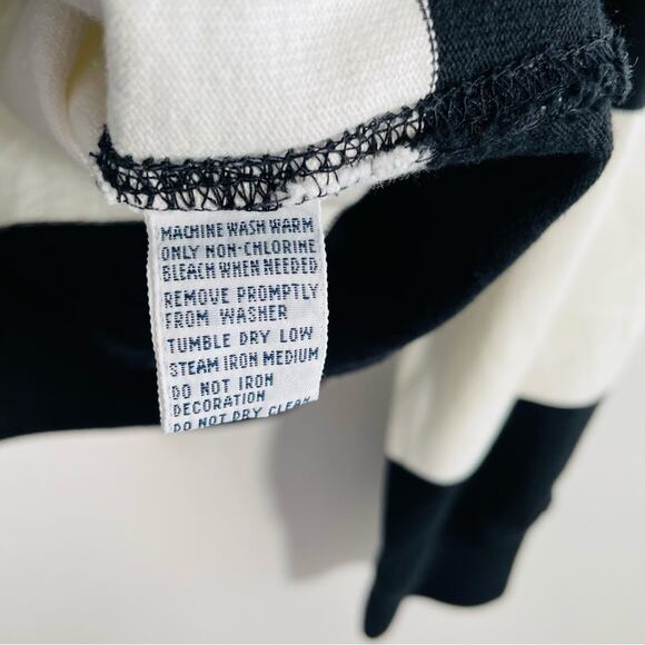 Vintage Polo Ralph Lauren White Black Stripe 67 Hurdles Rugby Zip Jacket Small - Picture 6 of 8
